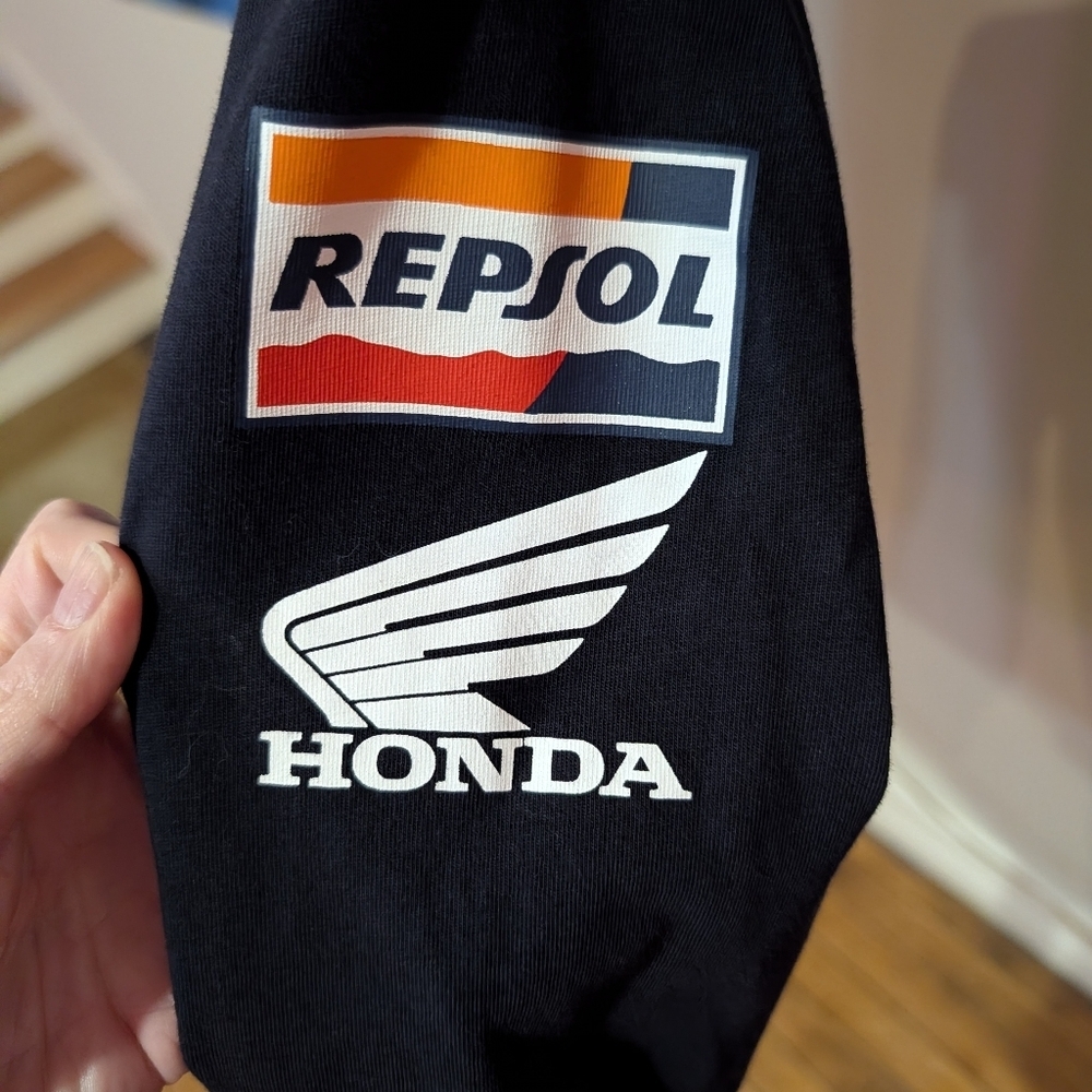 GAS Honda Repsol Racing Long Sleeve T-Shirt - Vintage Style, Size M - Picture 3 of 8